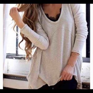 Free people sunset park thermal top